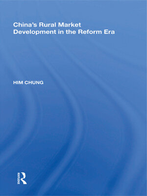 cover image of China's Rural Market Development in the Reform Era
